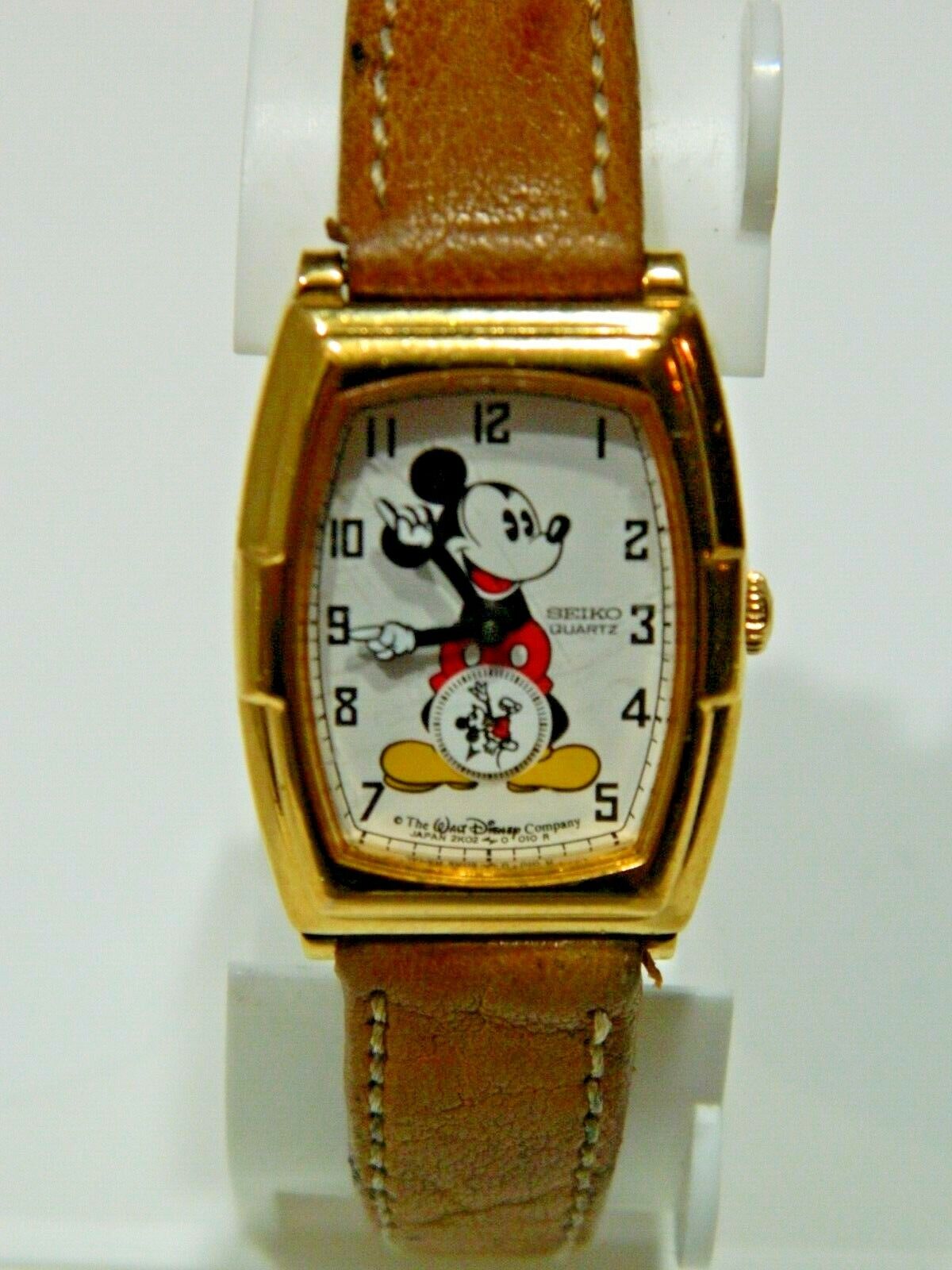 1988 Seiko Quartz Mickey Mouse Ladies Watch 60th Anniversary