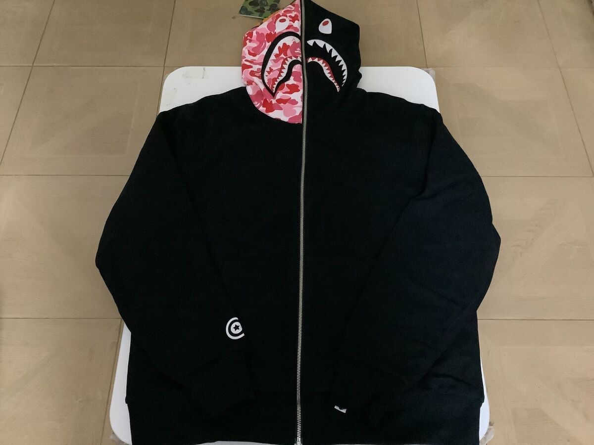 Authentic ape bape abc camo reversible shark full zip hoodie Authentic ape bape abc camo reversible shark full zip hoodie