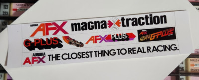 Aurora AFX G-Plus Billboard Fence Retaining Wall Ad Stickers!