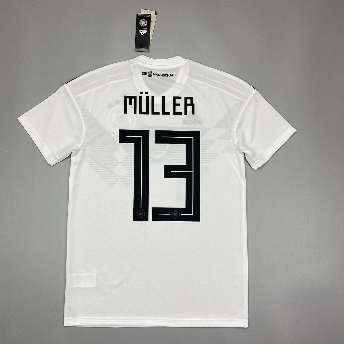New Muller #13 Germany 2018 2019 Home Football Shirt Soccer Jersey