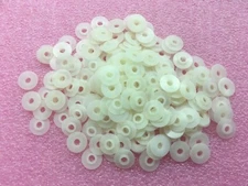 (52 PIECE LOT) 5607-97, 5310-01-095-7942, SEASTROM NYLON WASHER, SHOULDERED #10