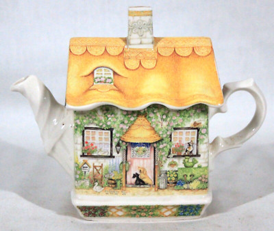 RARE! SADLER ENGLISH COUNTRY COTTAGES STAFFORDSHIRE ROSES COTTAGE 