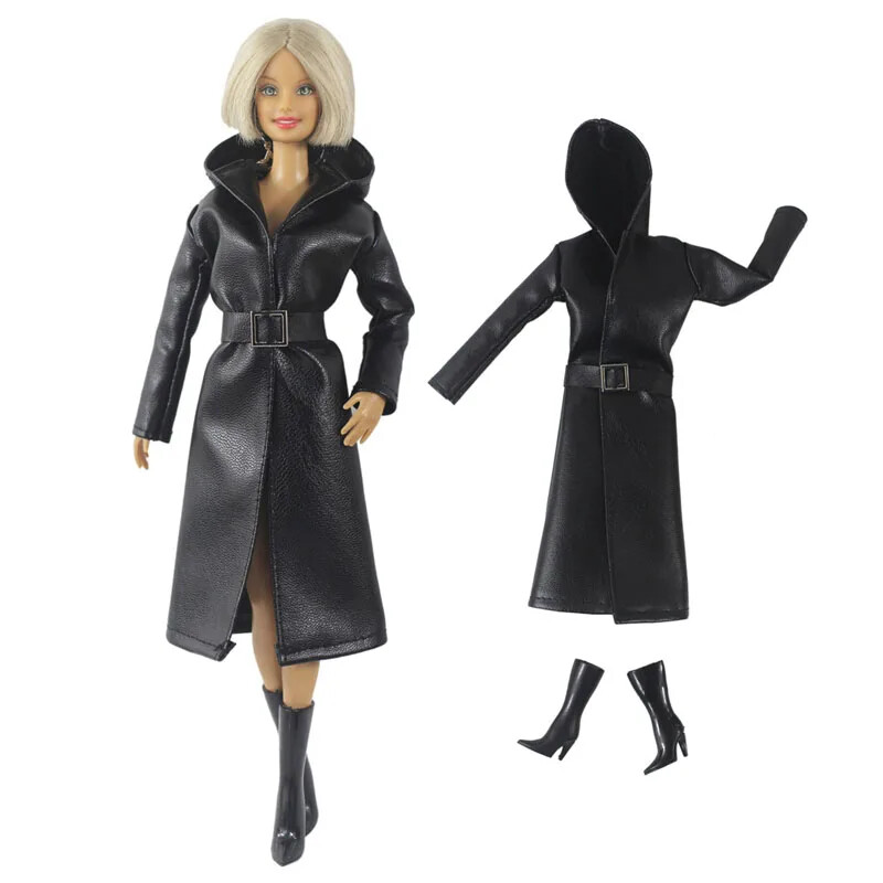 Apricot Pelz Mo Puppe Kleidung Set Für Barbie Puppe Outfits Büro Dame Mantel Bluse Rock Schuhe Für 1/6 Puppen Zubehör Spielzeug