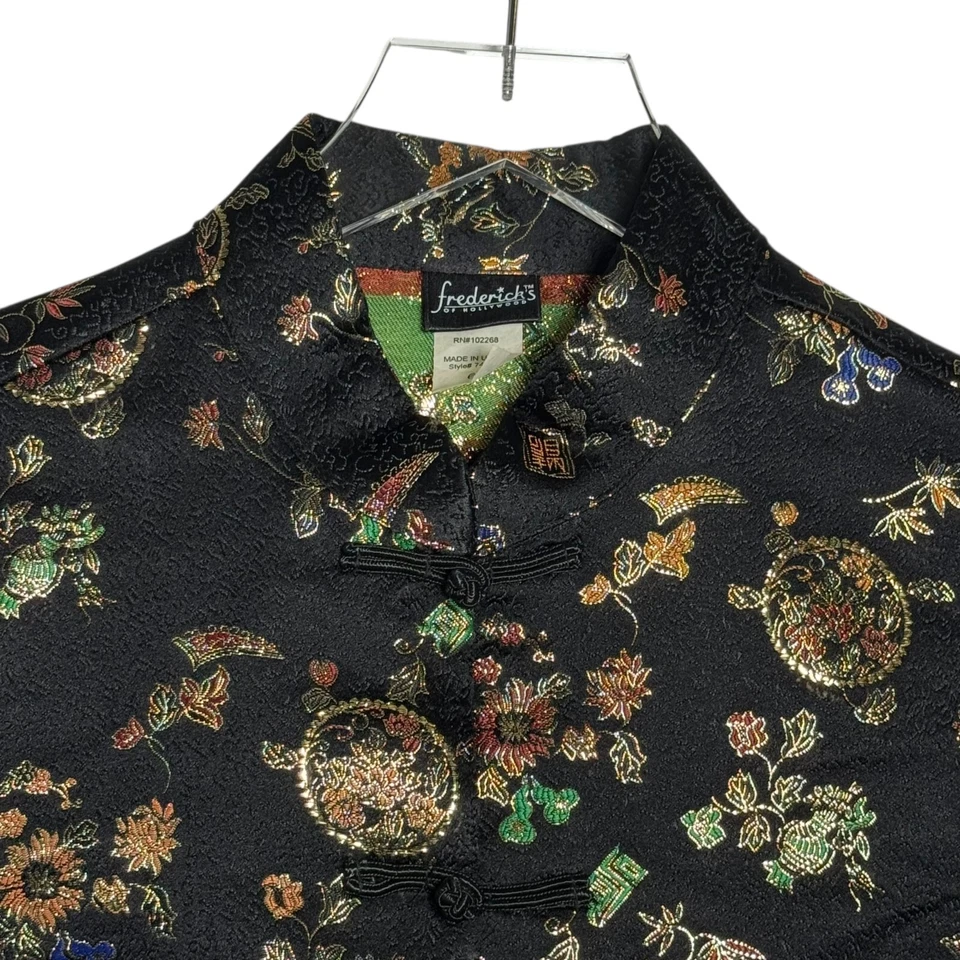 Chaqueta Fredericks of Hollywood chaqueta de inspiración asiática vintage talla 6 hecha en EE. UU. Foto 3 de 4