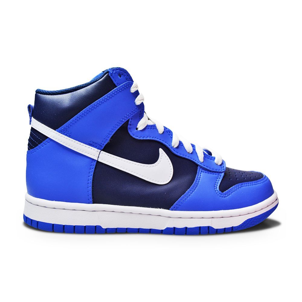 Кроссовки для юниоров Nike Dunk High (GS) DB2179 400 среднего размера сине-белые