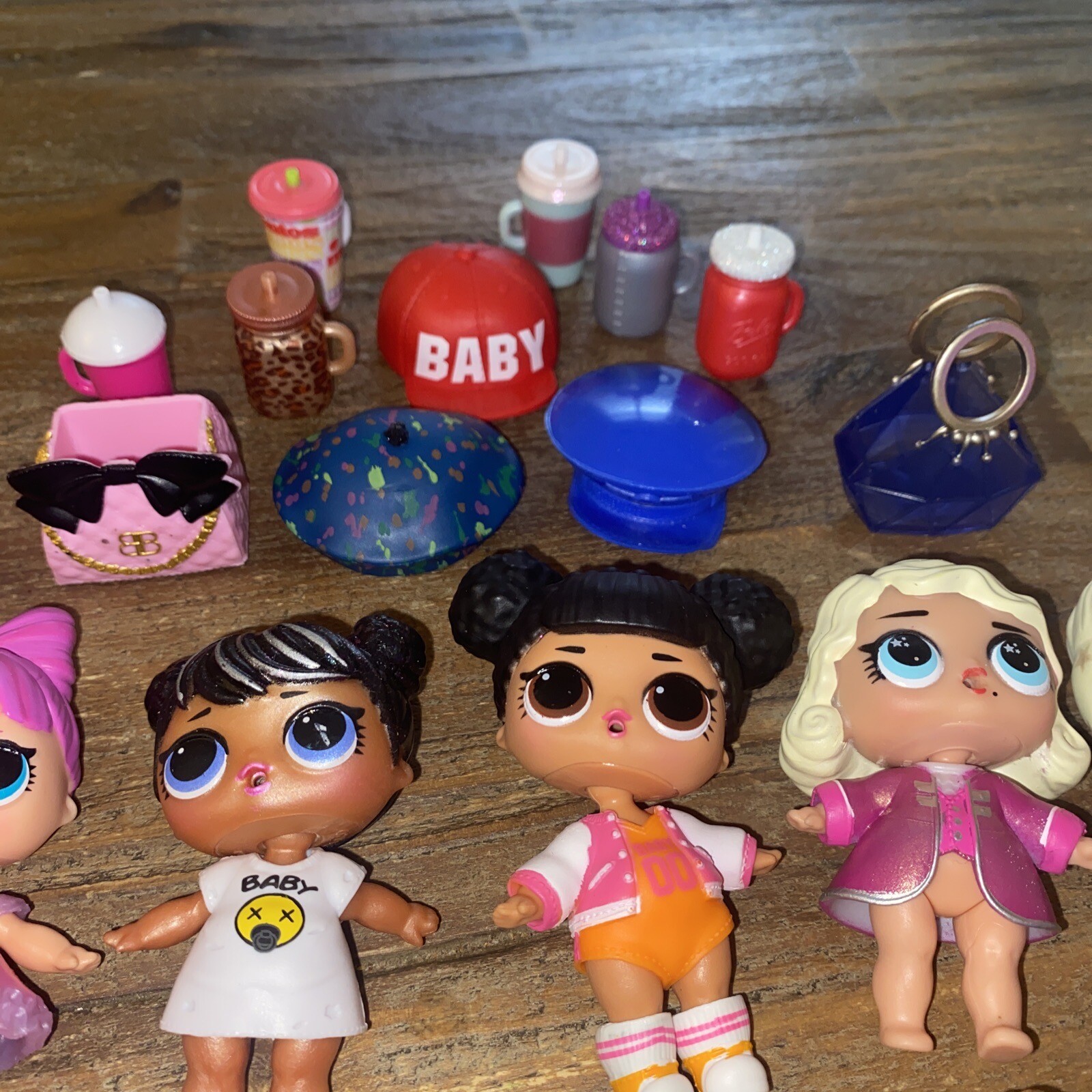 LOL dolls Used Lot 8 Dolls With Accessories And Pets #5