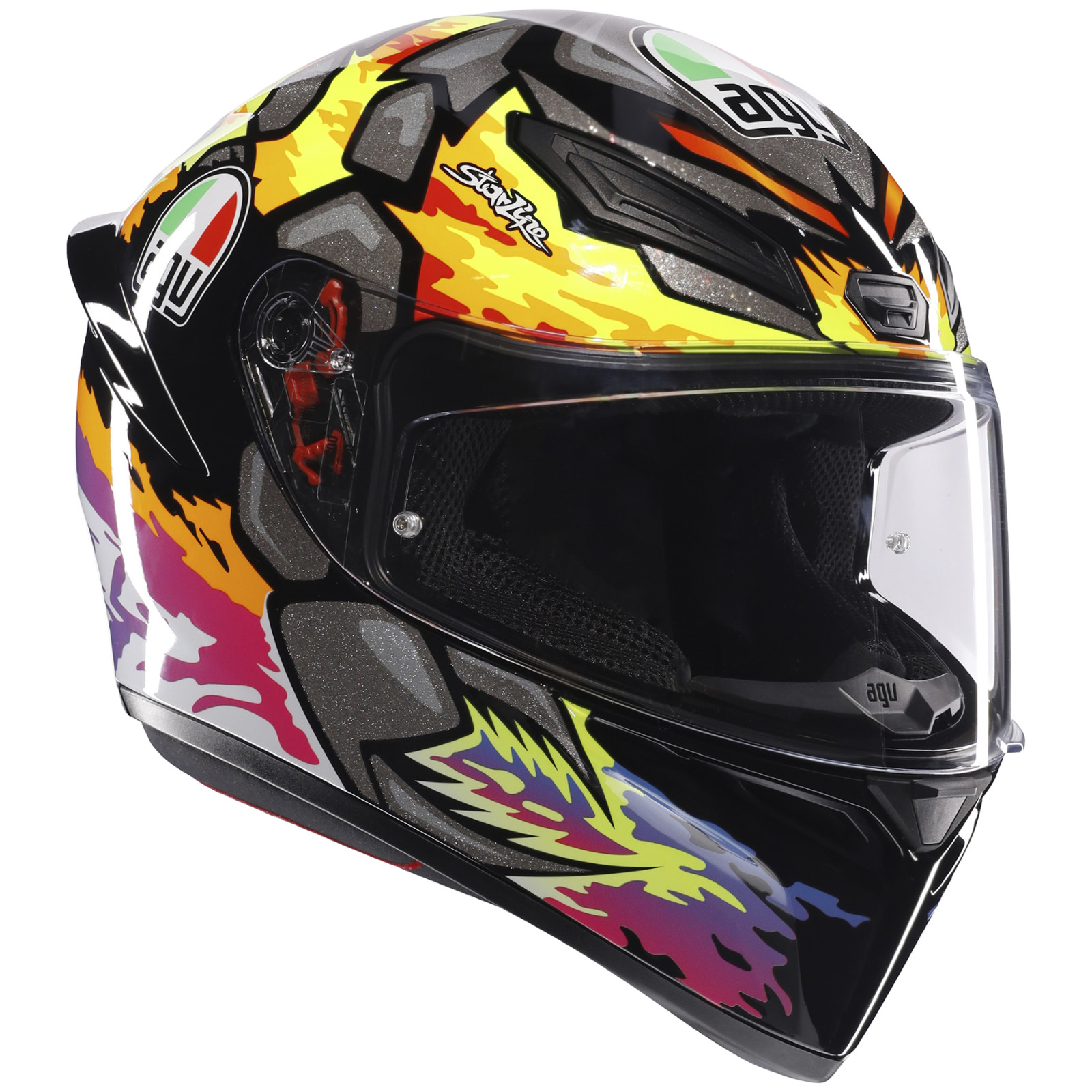 AGV K1-S Bezzecchi 2023 Replica Full Face Motorcycle Helmet Track Motorbike L