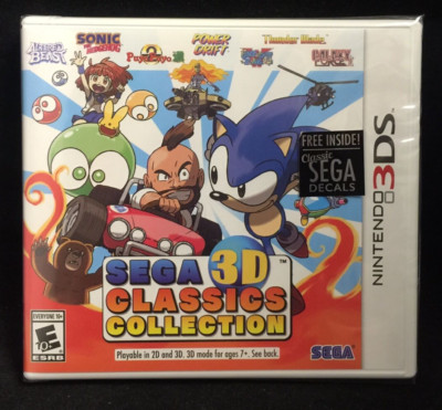 Sega 3D Classics Collection (Nintendo 3DS, 2016) BRAND NEW