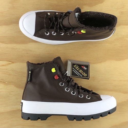 brown converse lugged