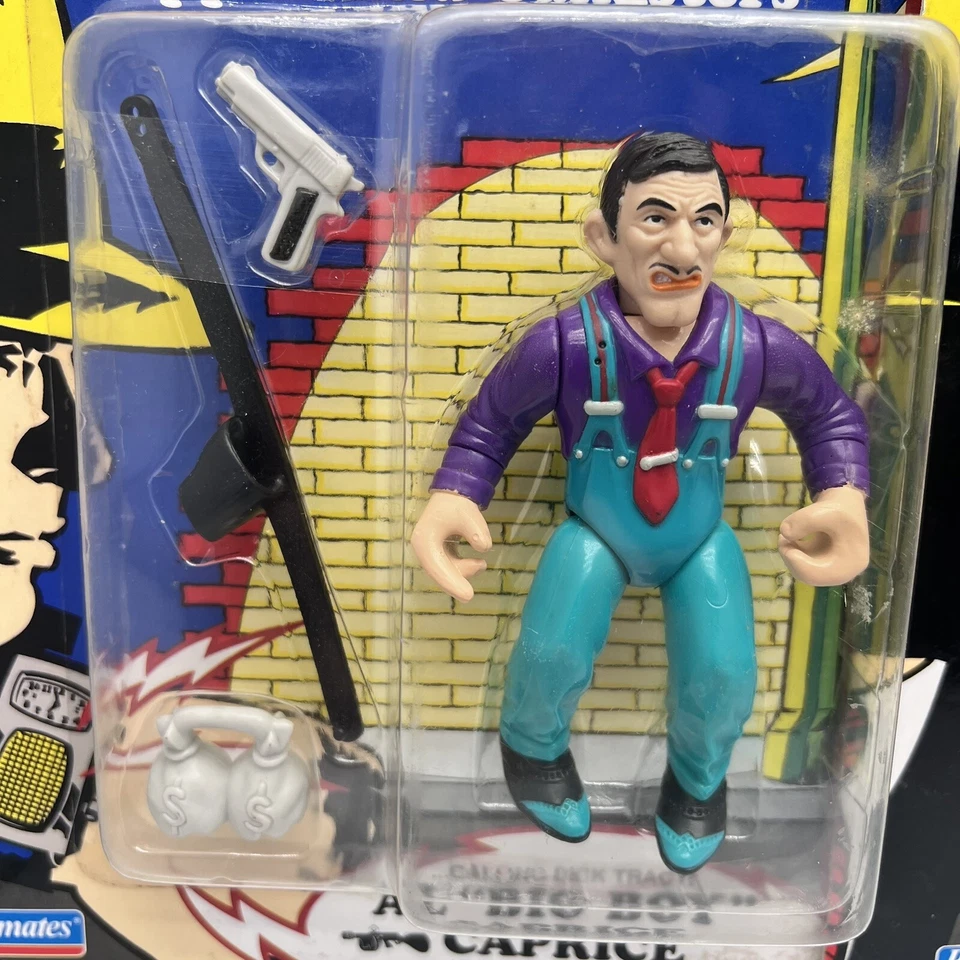 Juego de 3 figuras de acción Playmates Dick Tracy Coppers y gángsters dañadas nuevas Foto 4 de 4