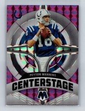 2022 Panini Mosaic #CS-2 Centerstage Purple Peyton Manning /49 Colts