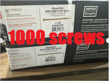 Simpson Strong-tie Collated Subfloor Screw #9 x 3" 6-Lobe Flat-Head 2x 500-Pack