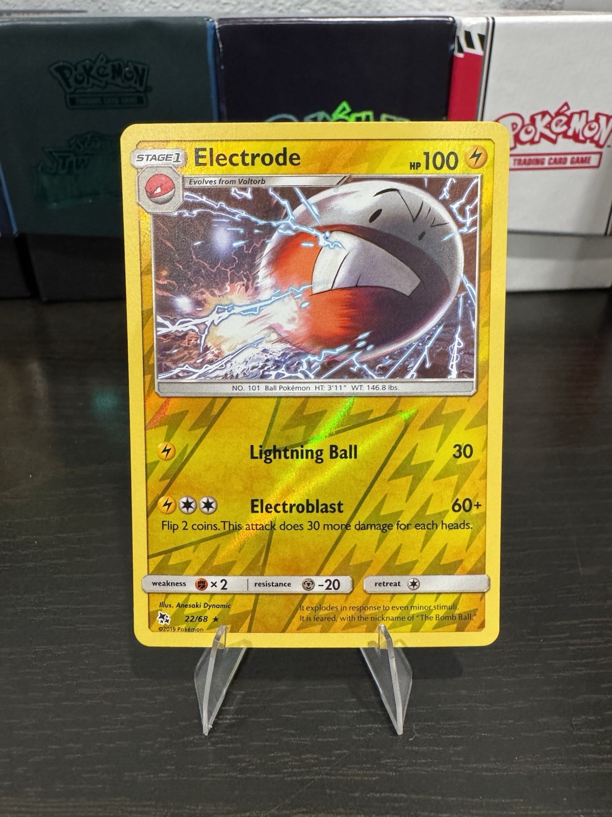 Electrode 22/68 Hidden Fates Reverse Holo NM - SHIPS FAST 🔥💨