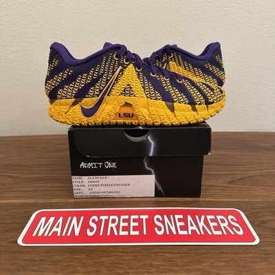 Nike Ja III 3 LSU Tigers Size 8.5 Brand New PE Player Exclusive Promo Sample