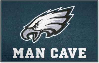 14353 NFL Philadelphia Eagles Man Cave Starter Mat Accent Rug - 19In. X 30In. | 