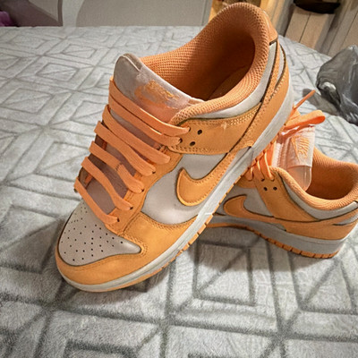 Nike Dunk Low Orange/White Colorblock Low Top Lace-Up Unisex Sneaker