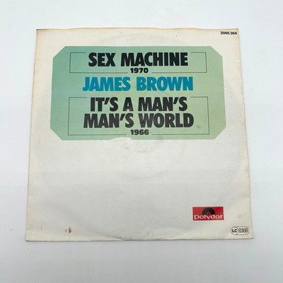 JAMES BROWN - Sex Machine / It's A Man's World (1970/1966) - 7 Single Vinyl VG+
