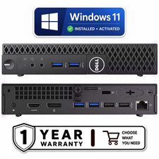 Dell OptiPlex Mini PC i5 / i7 Quad Core | 64GB RAM | 2TB SSD | WiFi | Windows 11