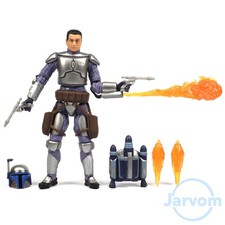 Star Wars 3.75  Vintage Collection Deluxe Geonosis Jango Fett Loose Complete