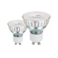 2 X Eglo Led Glas Reflektor 3W = 50Watt GU10 345Lm Strahler Warmweiß 3000K 38°