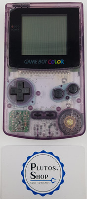 Nintendo Gameboy Game Boy Color Spielekonsole Handheld Lila Transparent CGB-001
