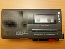 Sony M-450 Clear Voice MicroCassette Recorder Dictaphone