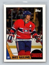1987-88 Topps #16 Mats Naslund Montreal Canadiens