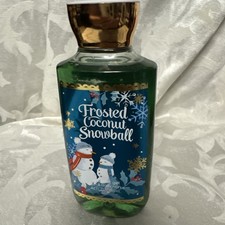Bath  Body Works Frosted Coconut Snowball Shower Gel - 10oz Luxury Experience