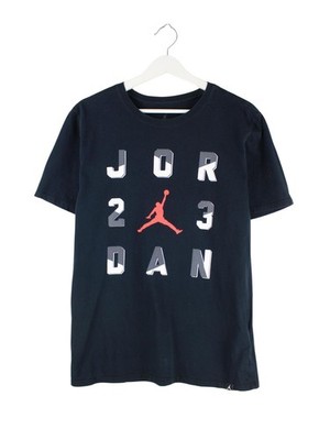 jordan print t shirt black M mens