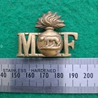 WW1 British Army Munster Fusiliers Regiment Shoulder Title Badge Irish