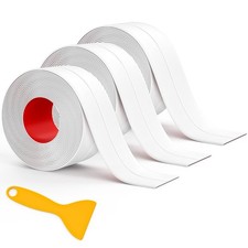 Bath Sealant Strip Self Adhesive, 3 Rolls Caulk Strip, Bathroom Sealant Tape ...