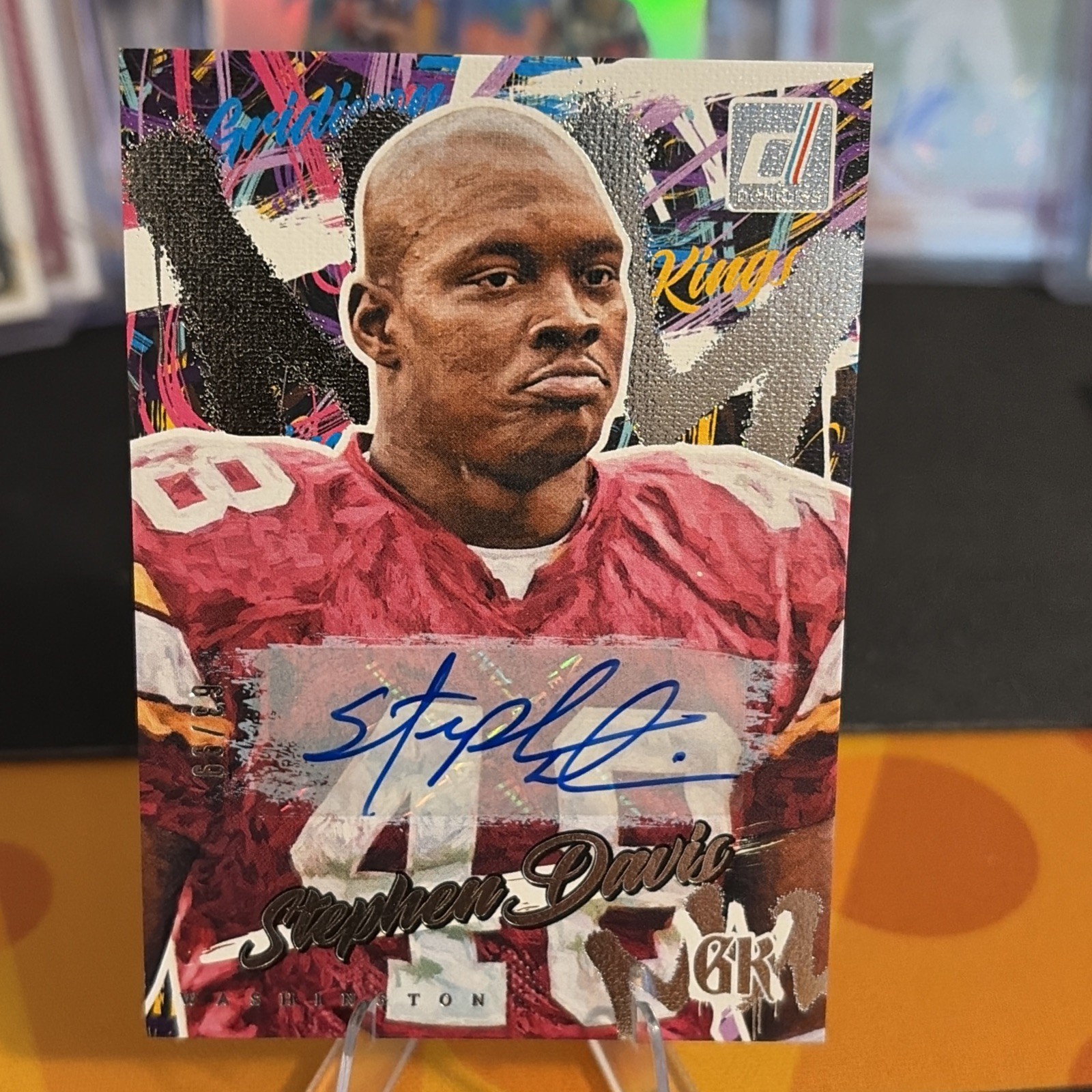 2026 Panini Donruss Football Gridiron Kings Stephen Davis Auto /99