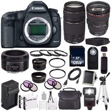 Canon EOS 5D Mark III DSLR Camera  3 Lenses Pro Bundle 26