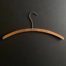 1940s 1950s Wooden Hanger • Home Cleaning & Dyeing • Vintage Oakland California