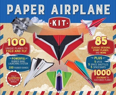 Paper Airplane Kit 100 Fold And Fly  Editors Of Publications International Ltd