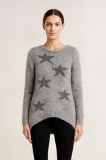 Anthropologie Elsamanda Star Sweater Size Small Wool Alpaca Blend Preppy