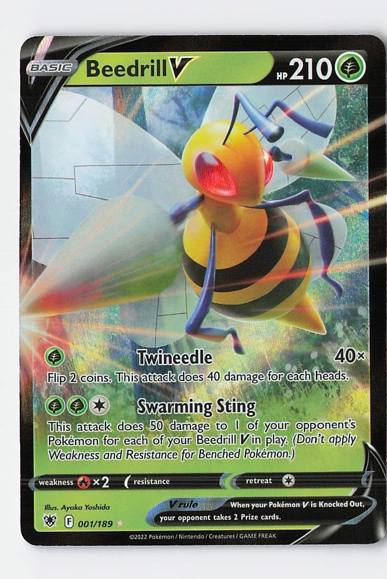 Beedrill V - Pokemon Astral Radiance #1 NM