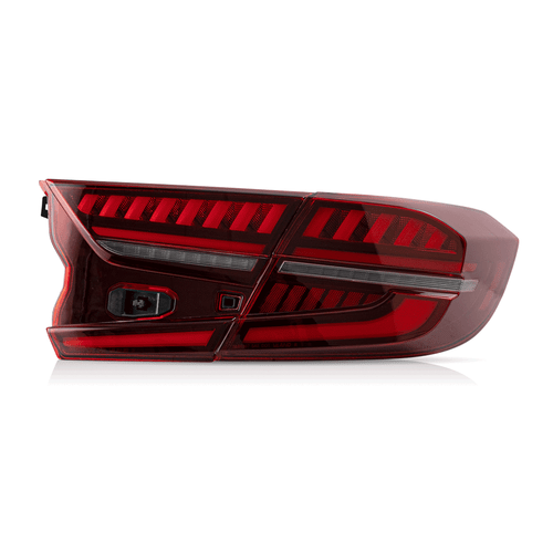 VLAND Red LED Tail Lights w/Startup Sequential For 2018-2022 Honda Accord (Pair) - Picture 3 of 16