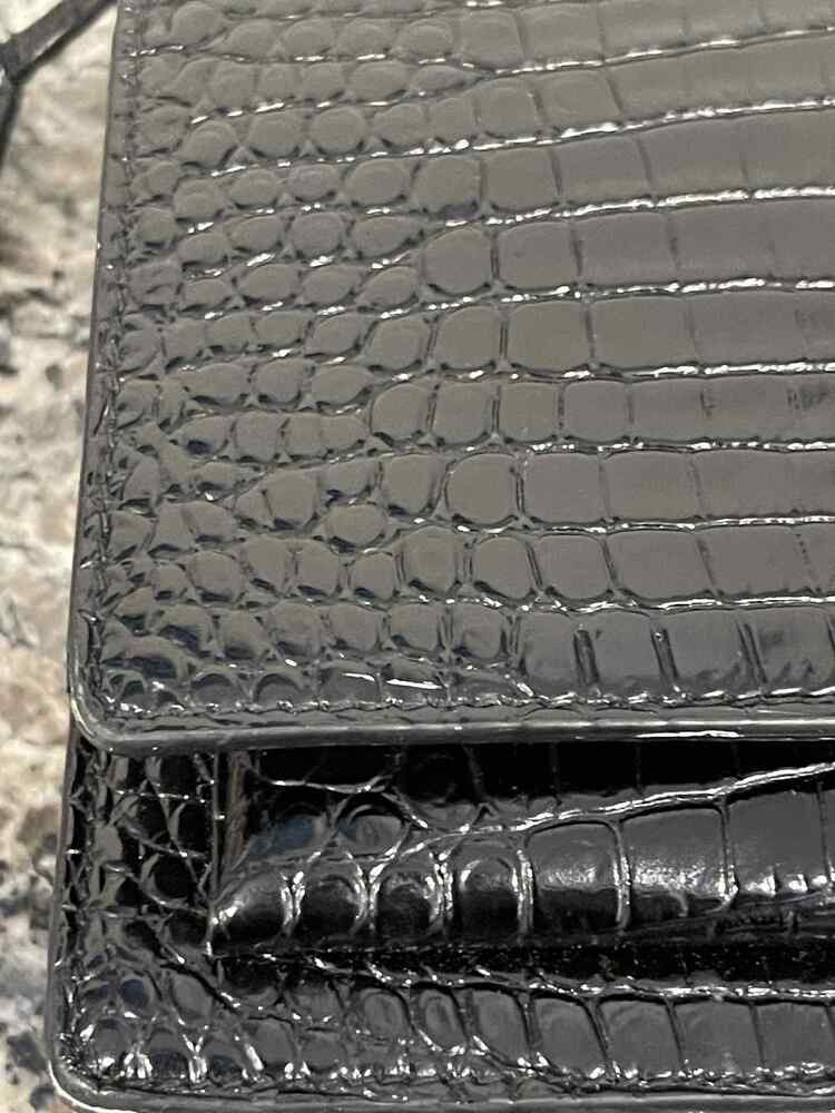 Saint Laurent Sunset Medium tracolla coccodrillo in rilievo SPB JB 350663