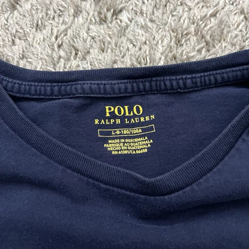 Polo Bear By Ralph Lauren Blue T-Shirt Size Men’s Large Sailor Captain Teddy - Picture 5 of 5