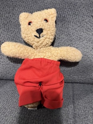 Vintage Jane Hissey Old Bear and Friends kleiner Bär Teddy weiches Plüschtier 8 Zoll