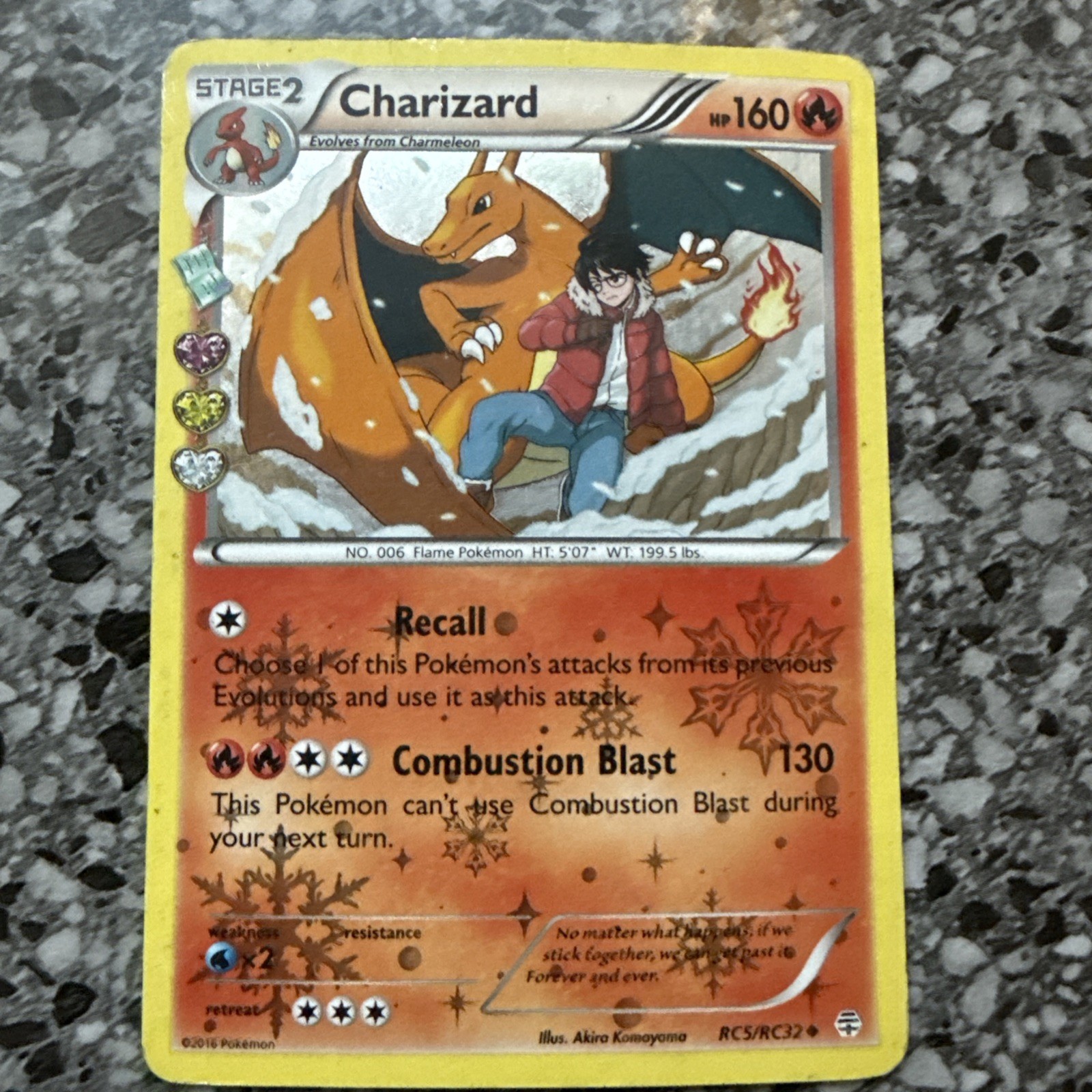 Pokémon Charizard Uncommon Generations: Radiant Collection RC5/RC32 LP