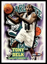 1997-98 Hoops Tony Delk Charlotte Hornets #21
