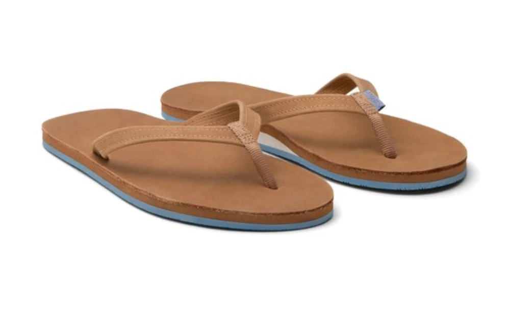 Hari Mari FIELDS Women's Nubuck Leather Flip Flops Size 9 NWT