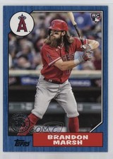 2022 Series 1 1987 Topps Baseball 35th Anniversary Blue Brandon Marsh 03rx