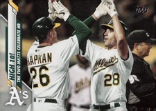 2020 Topps Update Baseball Card #U-218 Olson/Chapman A's High 10! Veteran Combos