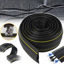 Floor Cable Protector 3 Cord Floor Cord Channel Cable Cover Home Wire Organizer