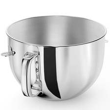 Image of 6QT Stainless Steel Mixer Bowl For Stand Mixers, Kitchen Aid Mixing Bowl9429
