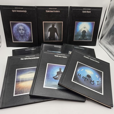 Time Life Mysteries Of The Unknown Book Lot Of 9 Sci Fi UFO Haunting