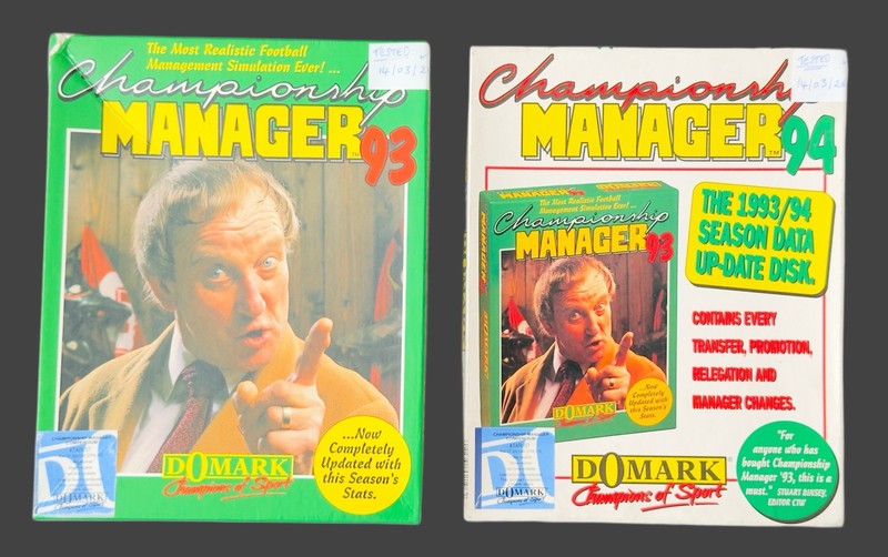 Atari ST - Championship Manager: ‘93 & The 1993/1994 Season Update Disk - DOMARK